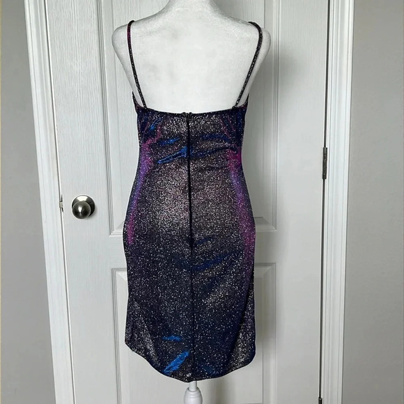 Windsor Time To Shine Glitter Mini Dress Size Medium - Picture 11 of 14